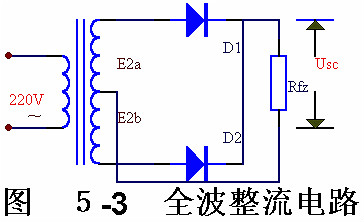 電子電路圖，整流二極管的作用,整流電路
