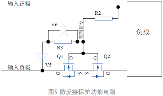 過欠壓、防反接電路